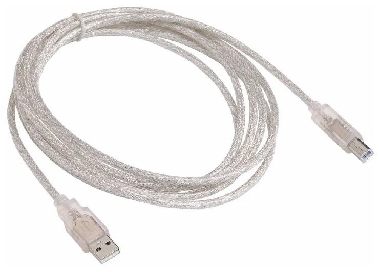 Кабель USB Buro 3м (USB2.0-AM/BM-3-TRANS)