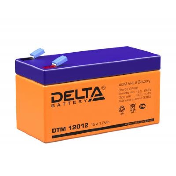 Батарея аккумуляторная для ИБП DELTA DT 12012 (12V-1.2AH)