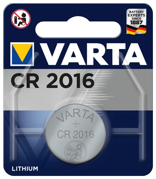 Батарейка CR2016 (1шт) VARTA