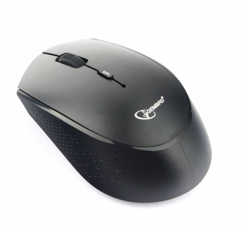 Мышь Gembird MUSW-351 (беспроводная, Bluetooth v.3.0, черный, встроенный аккумулятор, 1600 DPI)