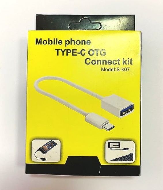 Переходник OTG Type-C ->USB S-K07 10см