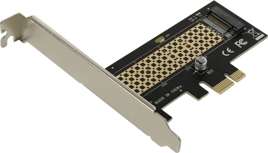 Переходник Orient C302E PCI-Ex1 to M.2 M-key NVMe SSD