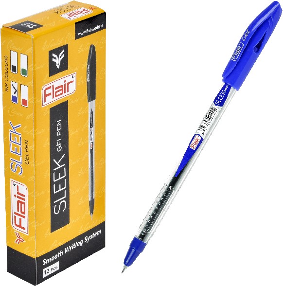 Ручка гелевая FLAIR "SLEEK", синяя