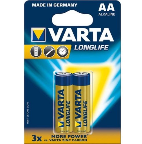 Батарейка VARTA LR06 LONGLIFE (AA, 2 шт)