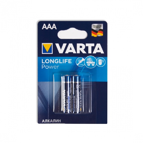 Батарейка VARTA LR03 HIGH ENERGY/LONGLIFE (AAA, 2 шт)