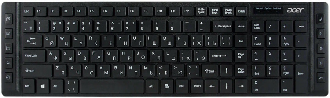 Клавиатура Acer OKW010 slim Multimedia black