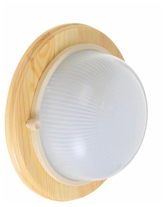 Светильник для бани/сауны ITALMAC Termo 60 00 18, 60 Вт, IP54, цвет береза, до +130°C