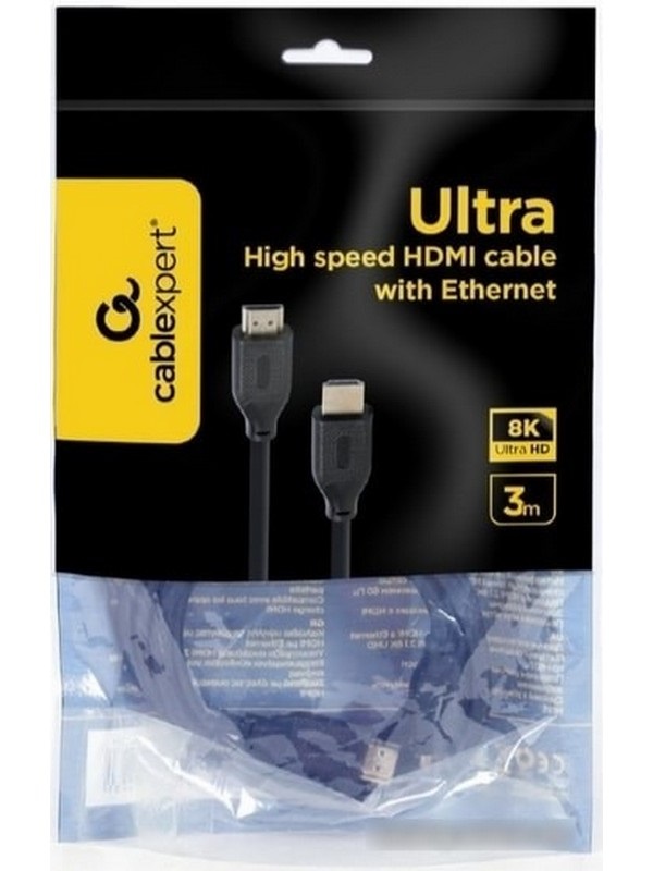 Кабель HDMI to HDMI Cablexpert V2.1, 3m