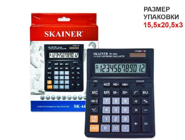 Калькулятор SKAINER SK-444L, 12 разрядный