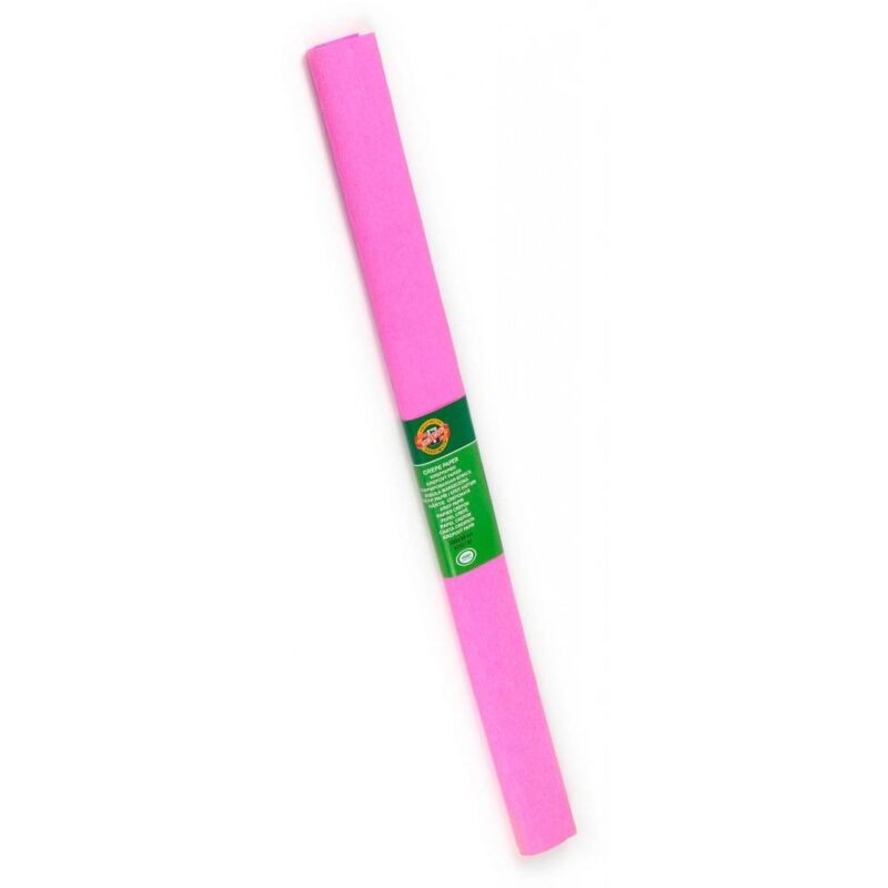 Бумага крепированная KOH-I-NOOR, светло-розовая (2000х500мм рулон)