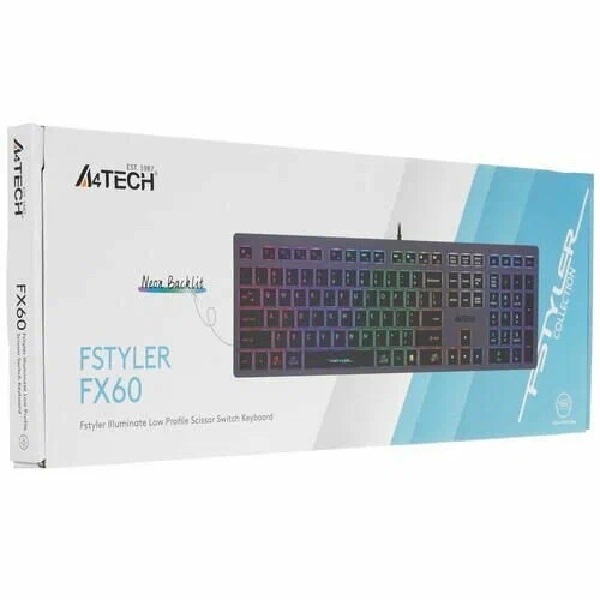 Клавиатура A4Tech Fstyler FX60 серый