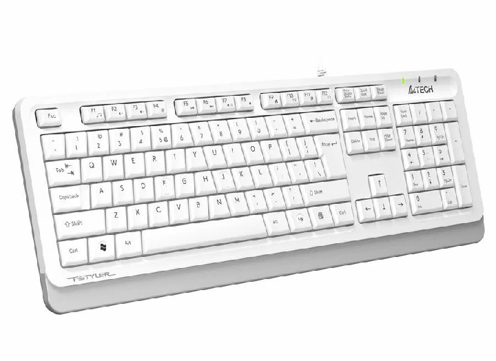 Клавиатура A4Tech Fstyler FKS10 белый/серый