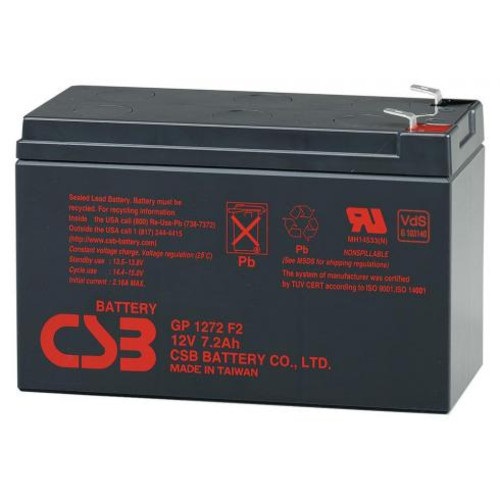 Батарея аккумуляторная для ИБП CSB GP-1272 12В 7.2Ач F2