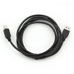 Кабель USB Pro Cablexpert CCP-USB2-AMAM-6, AM/AM, 1.8м, экран, 2феррит. кольца