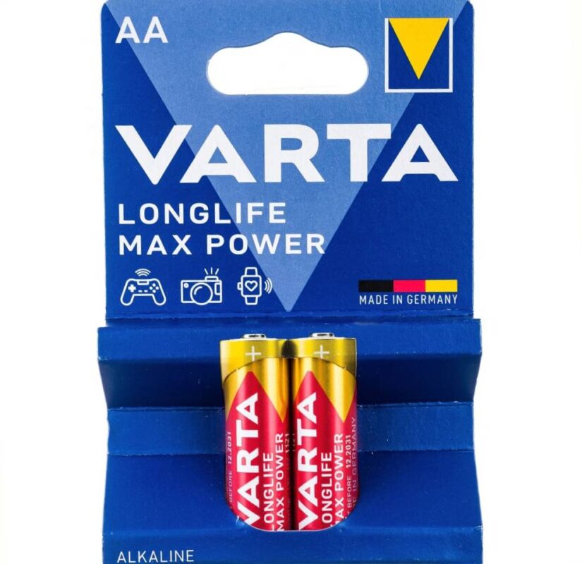 Батарейка VARTA LR06 MAX TECH (AA, 2 шт)