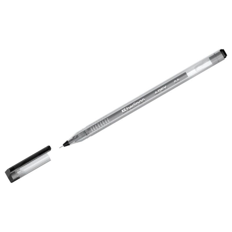 Ручка гелевая Berlingo "Apex" черная, 0,5мм