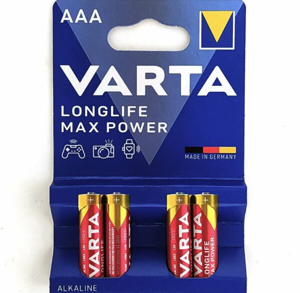 Батарейка VARTA LR03 MAX TECH (AAA, 4 шт)