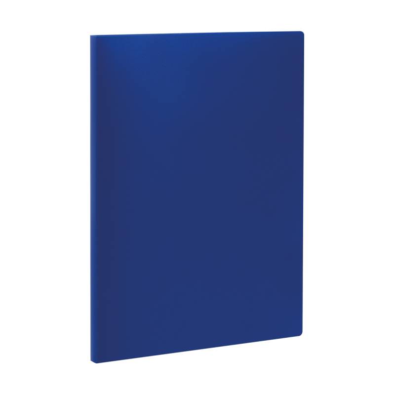 Папка с файлами А4 СТАММ, 20файлов, 14мм, 500мкм, пластик, синяя