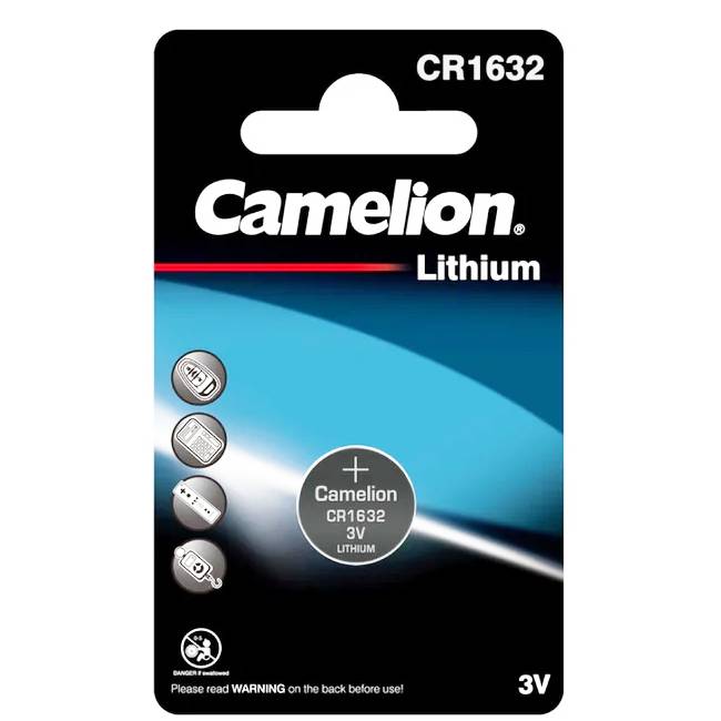 Батарейка CR1632 Lithium (1шт) Camelion