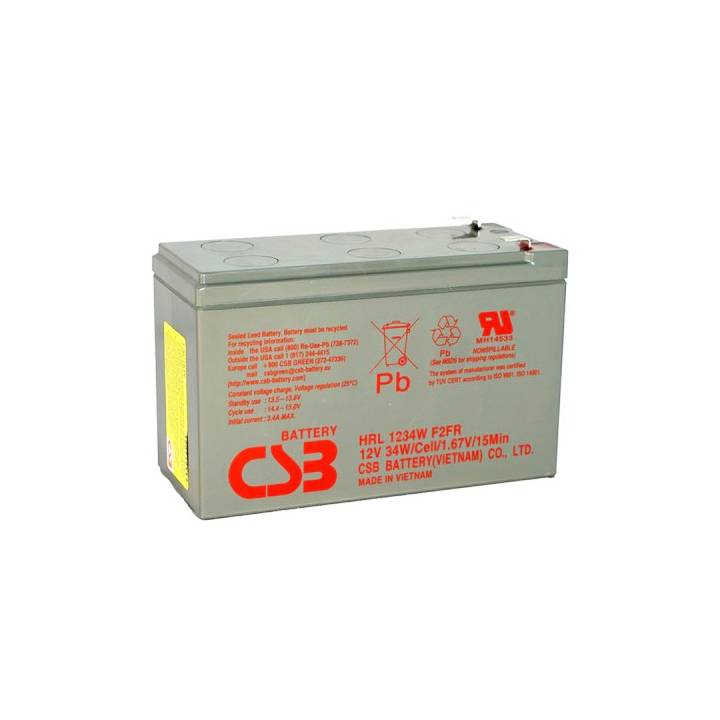 Батарея аккумуляторная для ИБП CSB 12В 9Ач HRL1234W