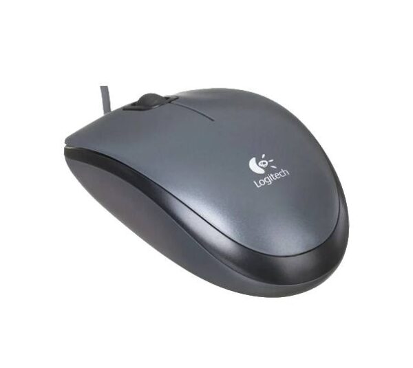 Мышь Logitech M90, USB, офисная, черный/серый (910-001794)