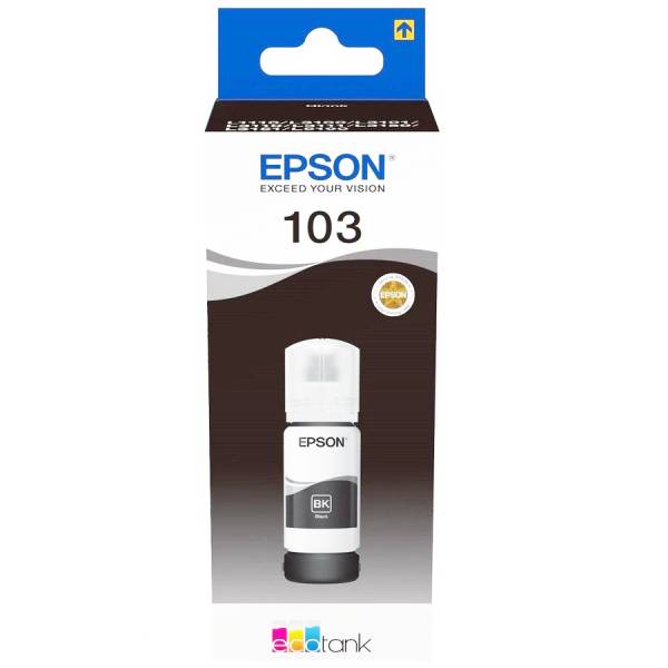 Чернила Epson 103 (C13T00S14A) Black, 65ml, L3100, original