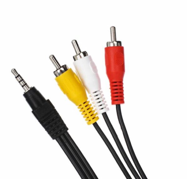 Кабель 3.5 Jack (M) -3 RCA (M), Telecom, 1.5м